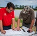 Levee Inspection Team in Papillion Creek, Nebraska June 28, 2024