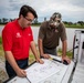 Levee Inspection Team in Papillion Creek, Nebraska June 28, 2024