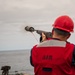 USS New York Replenishment At Sea