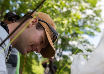 Kearsarge Sailors Attend a Fly Fishing Retreat