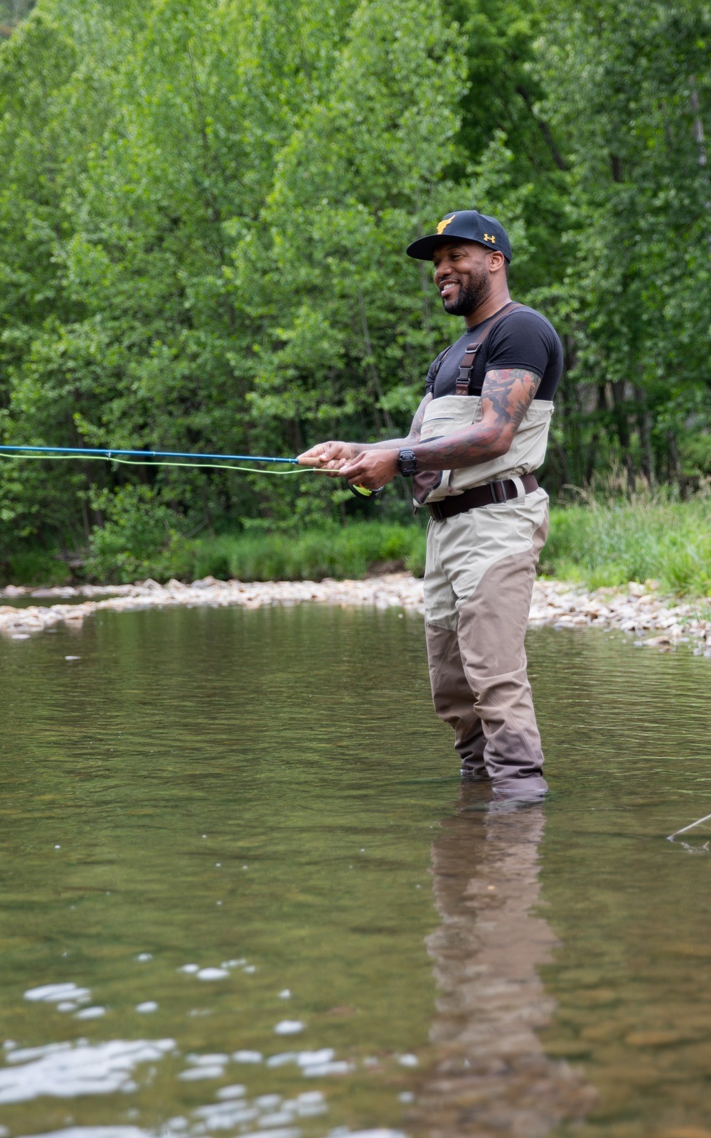 Kearsarge Sailors Attend a Fly Fishing Retreat