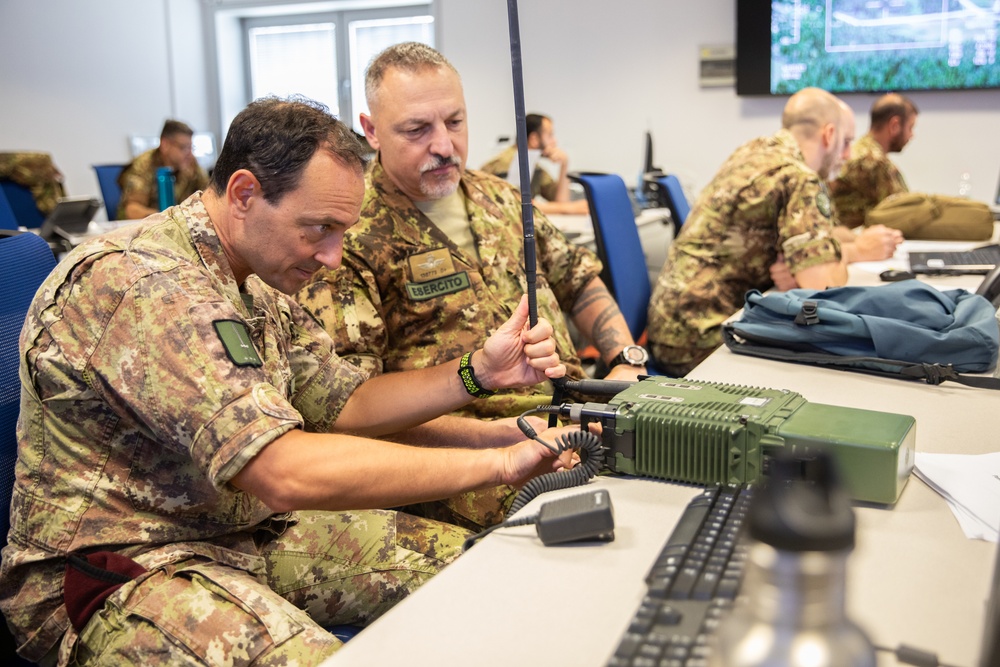 US, Italy conduct staff training exercise ahead of exercise Saber Junction 2024