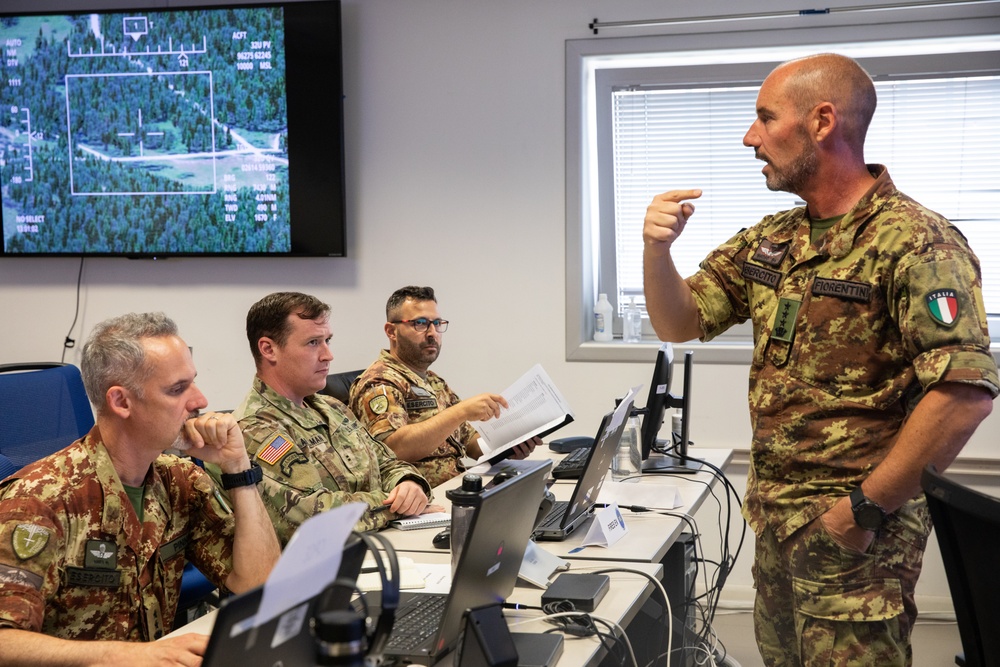 US, Italy conduct staff training exercise ahead of exercise Saber Junction 2024