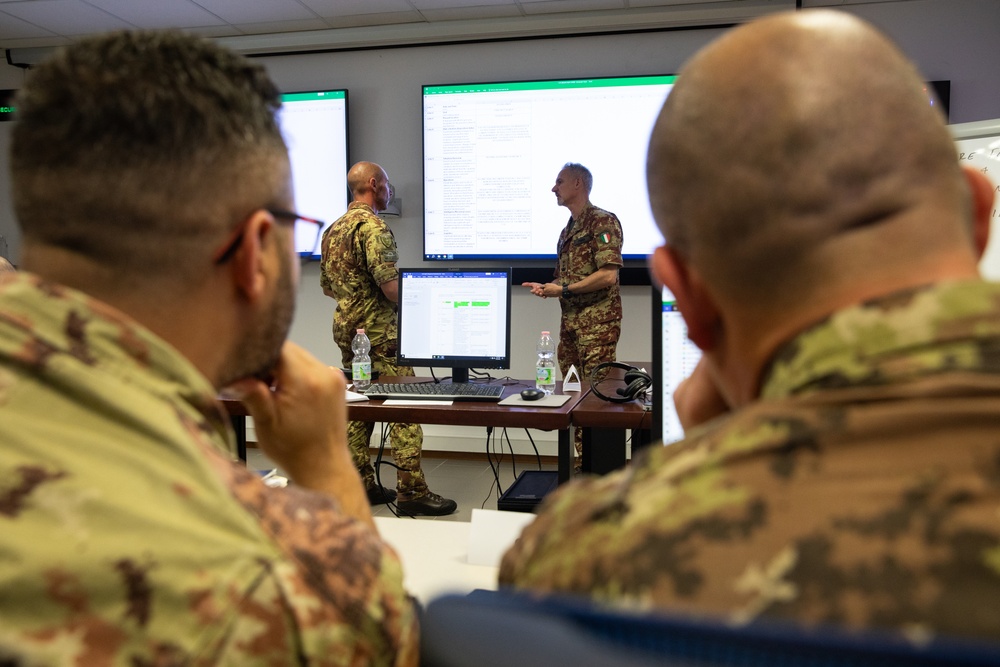 US, Italy conduct staff training exercise ahead of exercise Saber Junction 2024