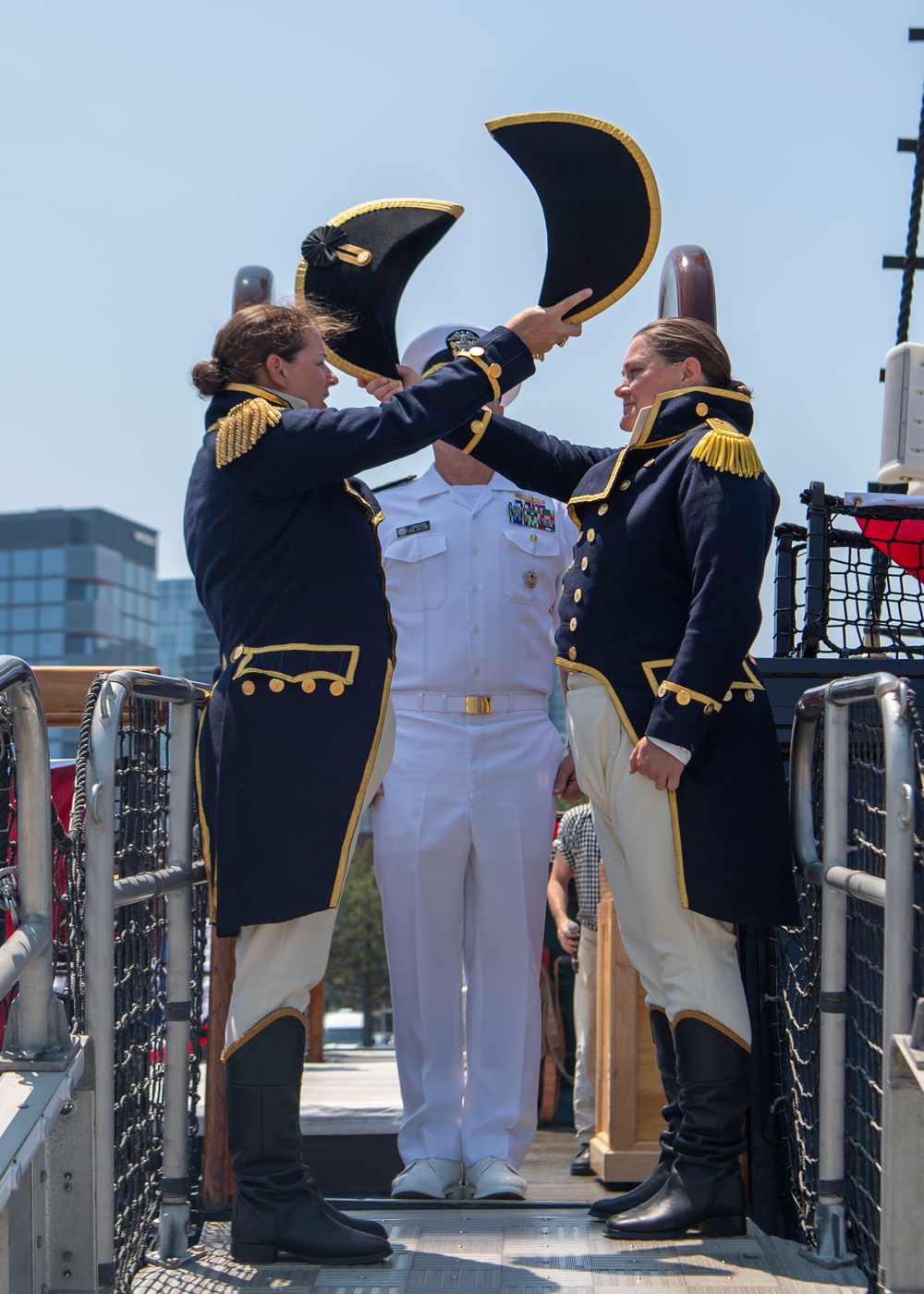 USS Constitution Holds Change of Command Ceremony