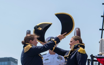 USS Constitution Holds Change of Command Ceremony