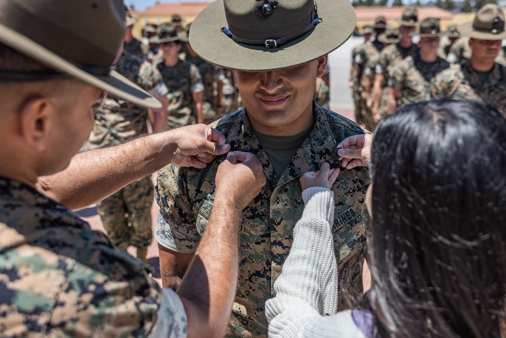 MCRD San Diego Meritorious Promotions – July 2024