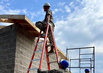 Marines and Soldiers Build Camp For Adults And Children With Special Needs