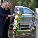 Prime Minister of Luxembourg Luc Frieden Places a Wreath at the Battle of the Bulge Memorial in Section 21