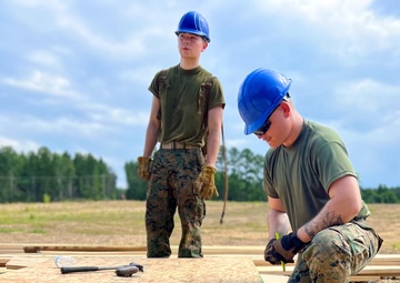 Marines and Soldiers Build Camp For Adults And Children With Special Needs