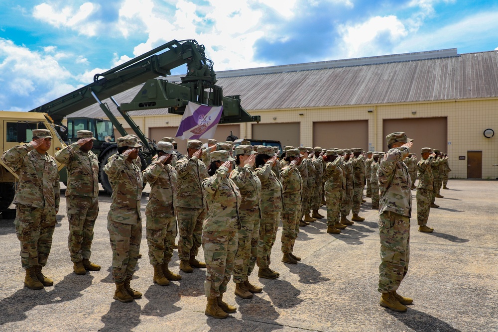 Sustainment Soldiers Host Change of Command