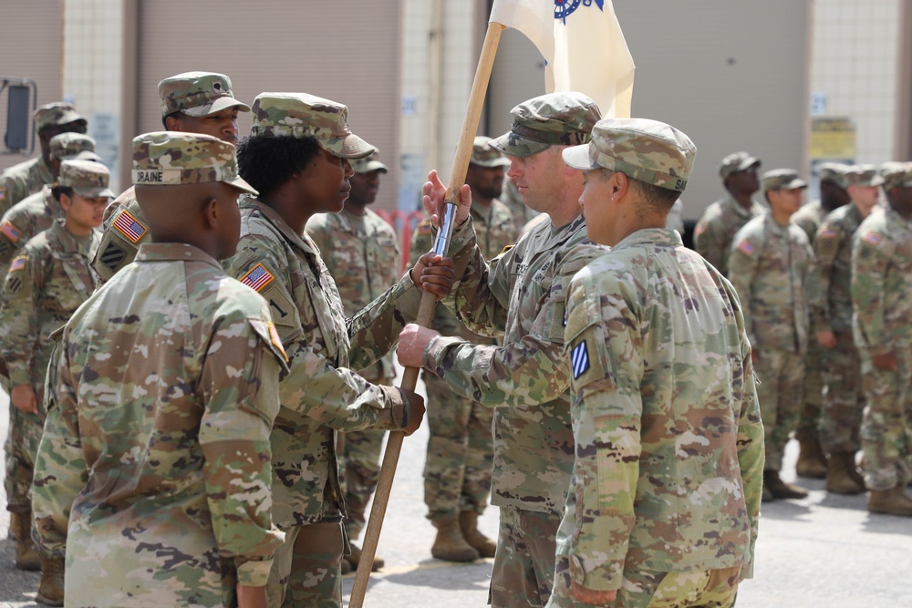 Sustainment Soldiers Host Change of Command