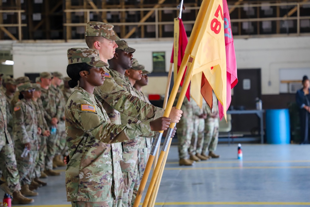 Sustainment Soldiers Host Change of Command