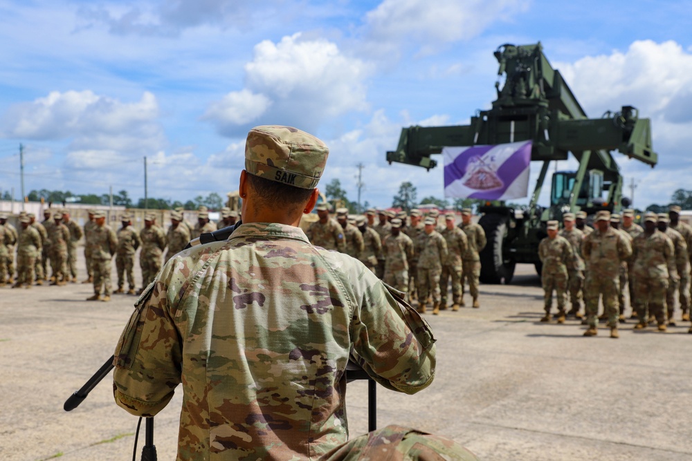 Sustainment Soldiers Host Change of Command