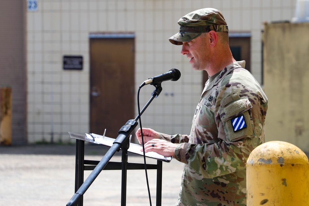 Sustainment Soldiers Host Change of Command