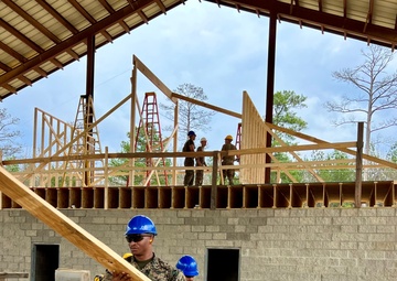 Marines and Soldiers Build Camp For Adults And Children With Special Needs