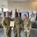 Commander earns Gold Recruiter Badge