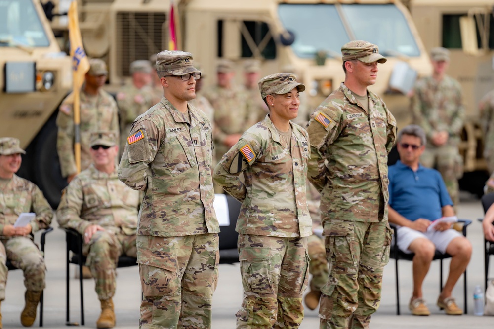 Sustainment Soldiers Host Company Change of Command