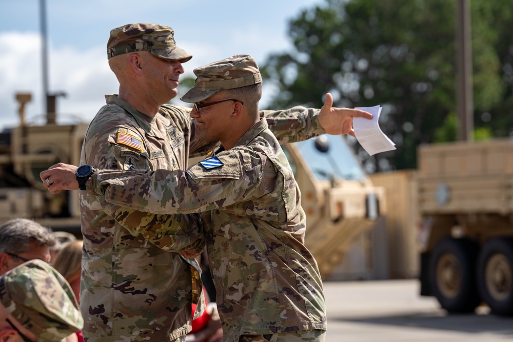 Sustainment Soldiers Host Company Change of Command