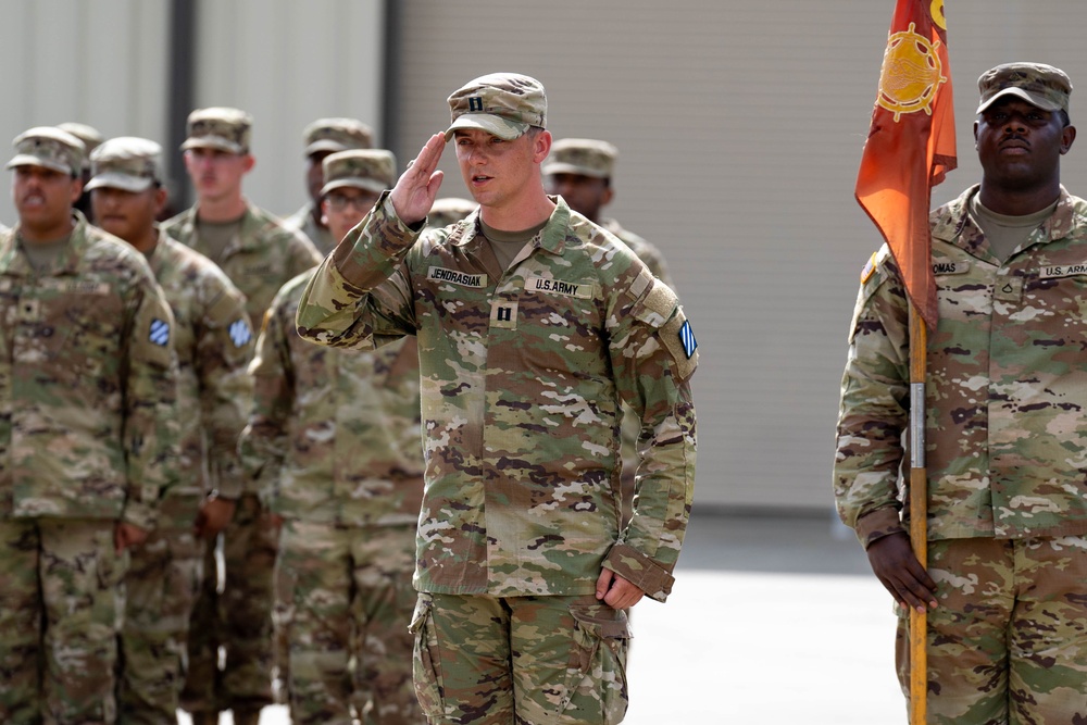 Sustainment Soldiers Host Company Change of Command