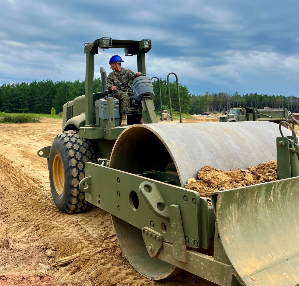 Marines and Soldiers Build Camp For Adults And Children With Special Needs