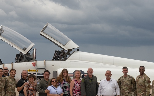 Col. Davidson's "fini" flight as 47th FTW commander