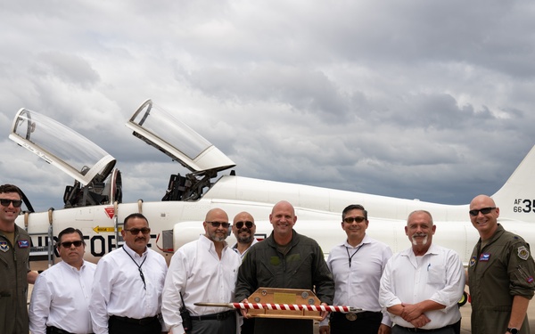 Col. Davidson's "fini" flight as 47th FTW commander