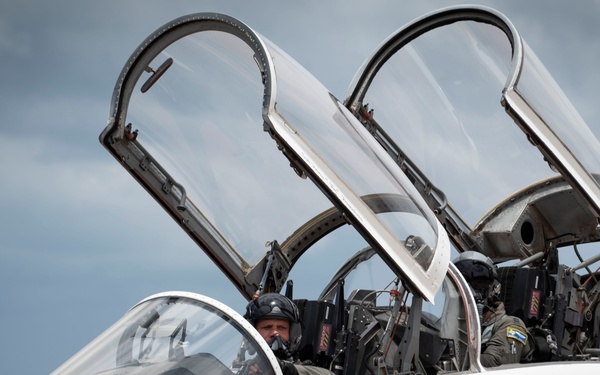 Col. Davidson's "fini" flight as 47th FTW commander