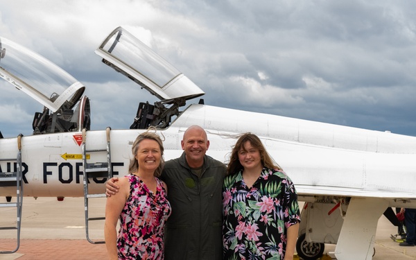 Col. Davidson's "fini" flight as 47th FTW commander