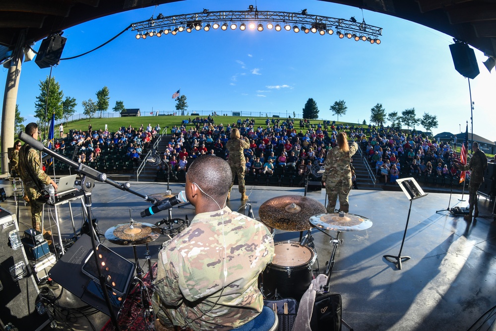 Team Offutt shows appreciation during Independence Day