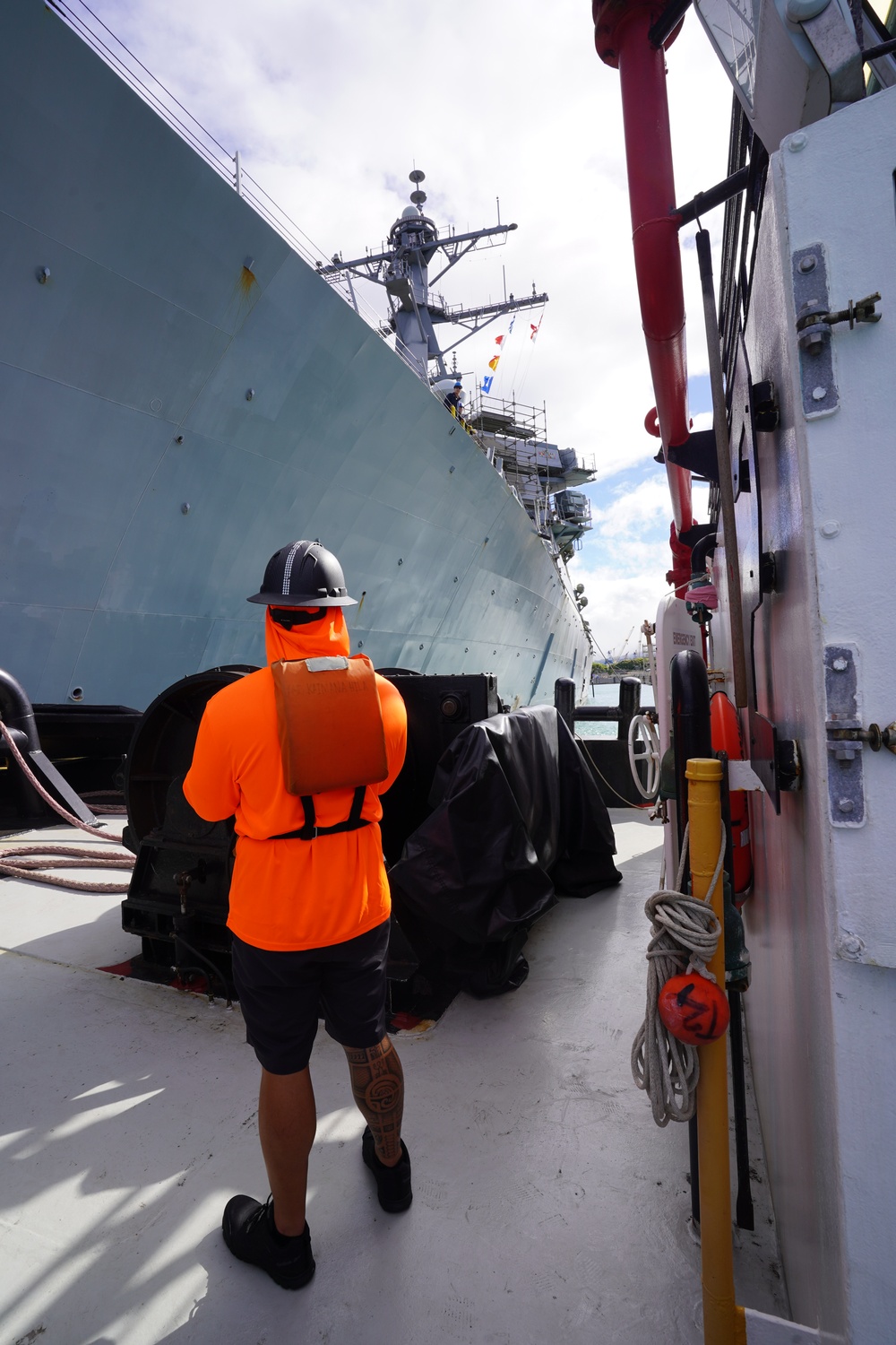 Pearl Harbor Naval Shipyard Welcomes USS Hopper for Drydocking Selected Restricted Availability