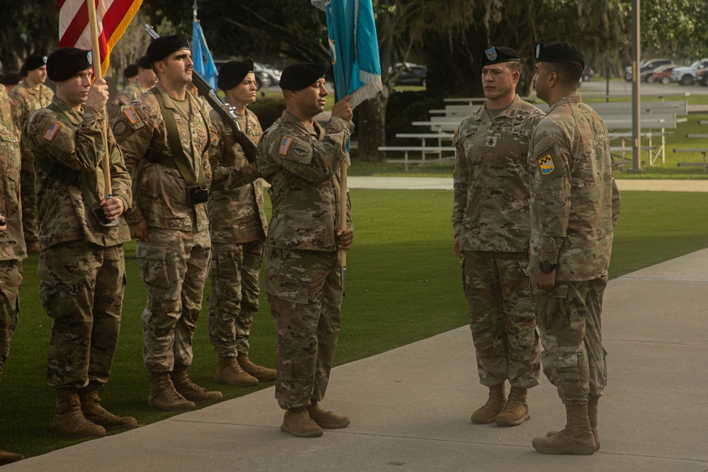 103rd Intelligence and Electronic Warfare Battalion holds Relinquish of responsibility ceremony