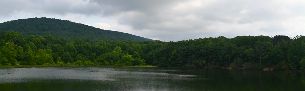 Scenic view of Marquette Lake