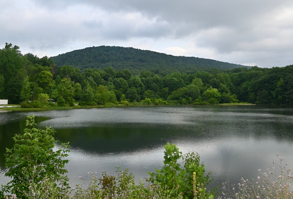 Scenic view of Marquette Lake