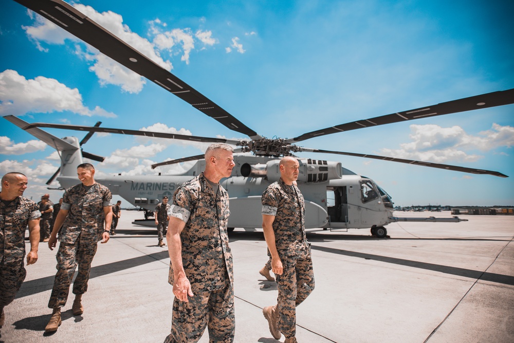 Commandant, Gen. Smith, Visits Camp Lejeune and MCAS New River