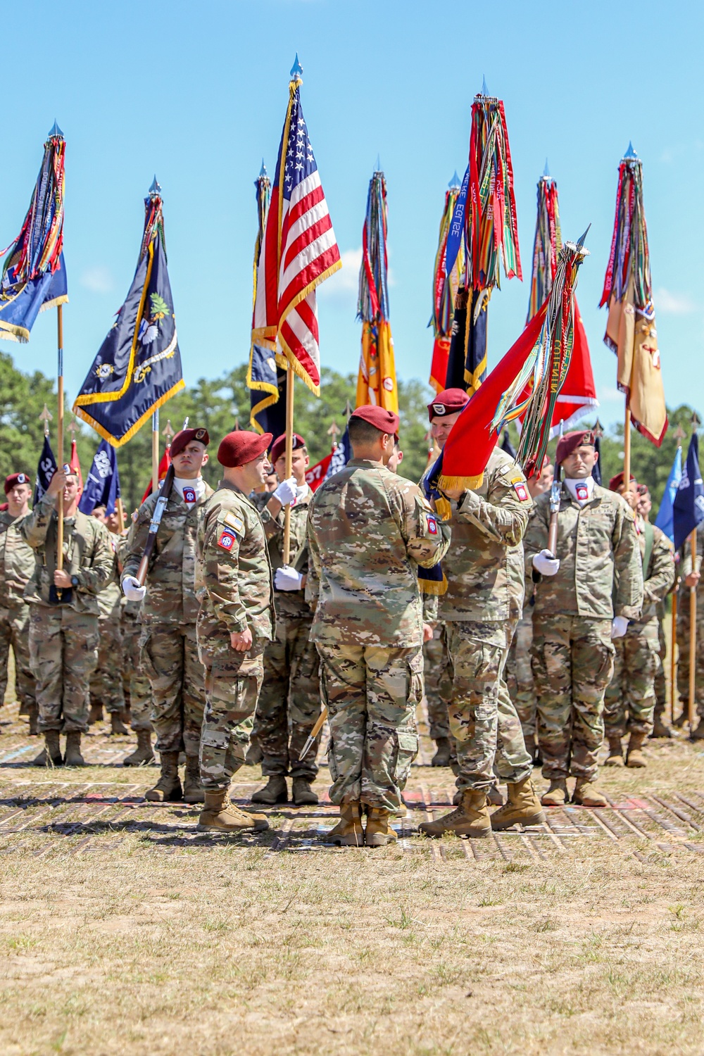 2nd BCT, 82nd Abn. Div. change of command ceremony