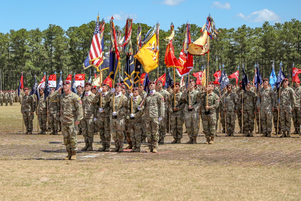 2nd BCT, 82nd Abn. Div. change of command ceremony