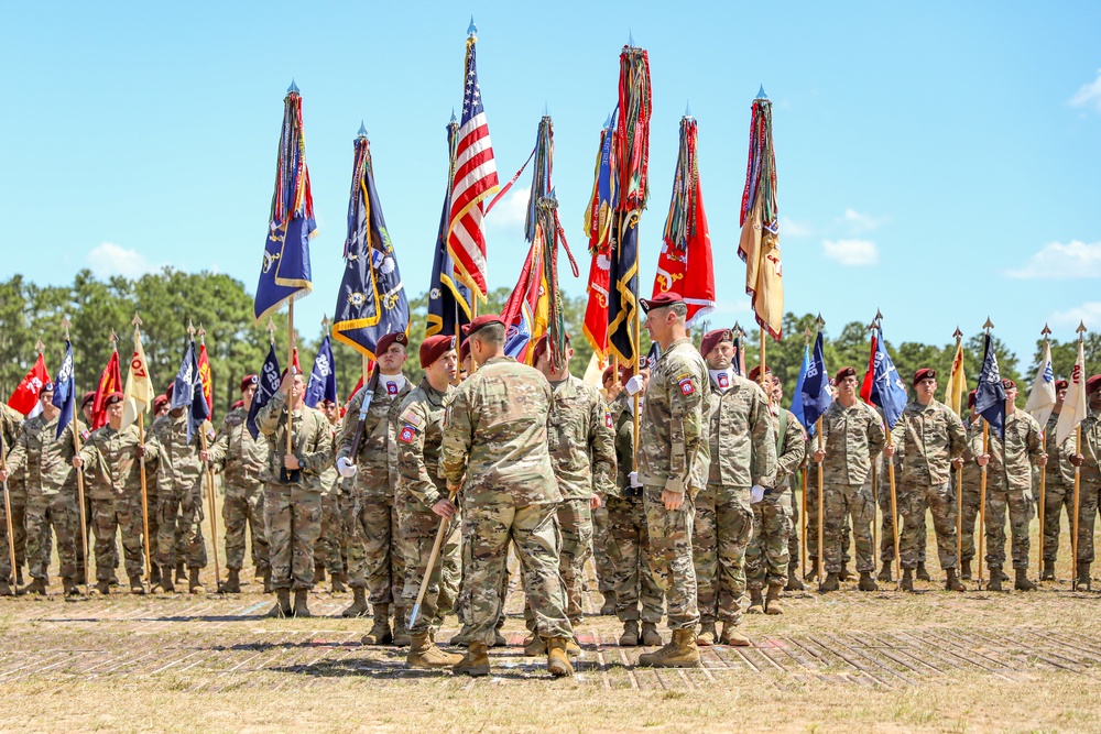 2nd BCT, 82nd Abn. Div. change of command ceremony