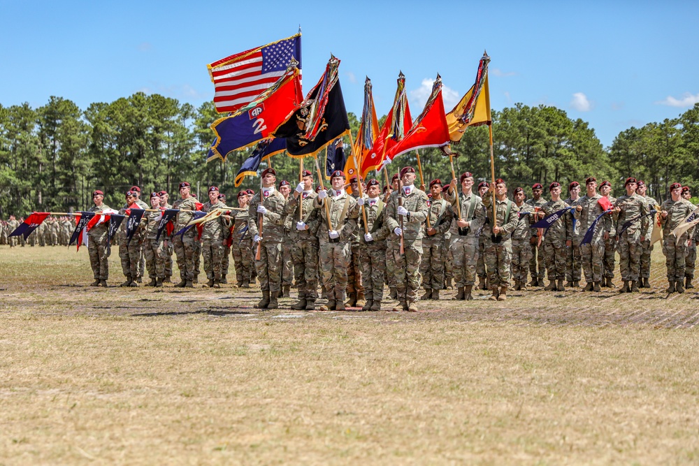 2nd BCT, 82nd Abn. Div. change of command ceremony