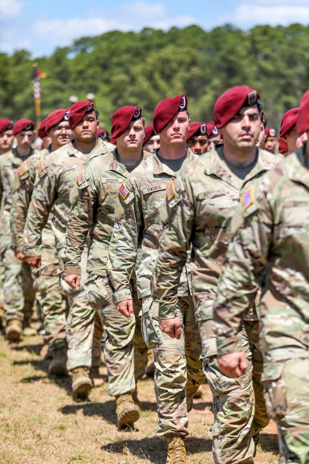 2nd BCT, 82nd Abn. Div. change of command ceremony