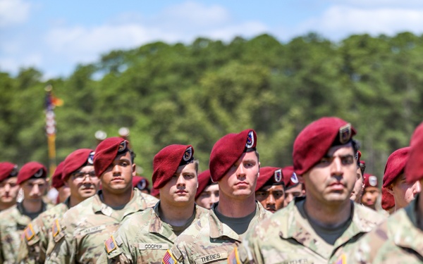 2nd BCT, 82nd Abn. Div. change of command ceremony