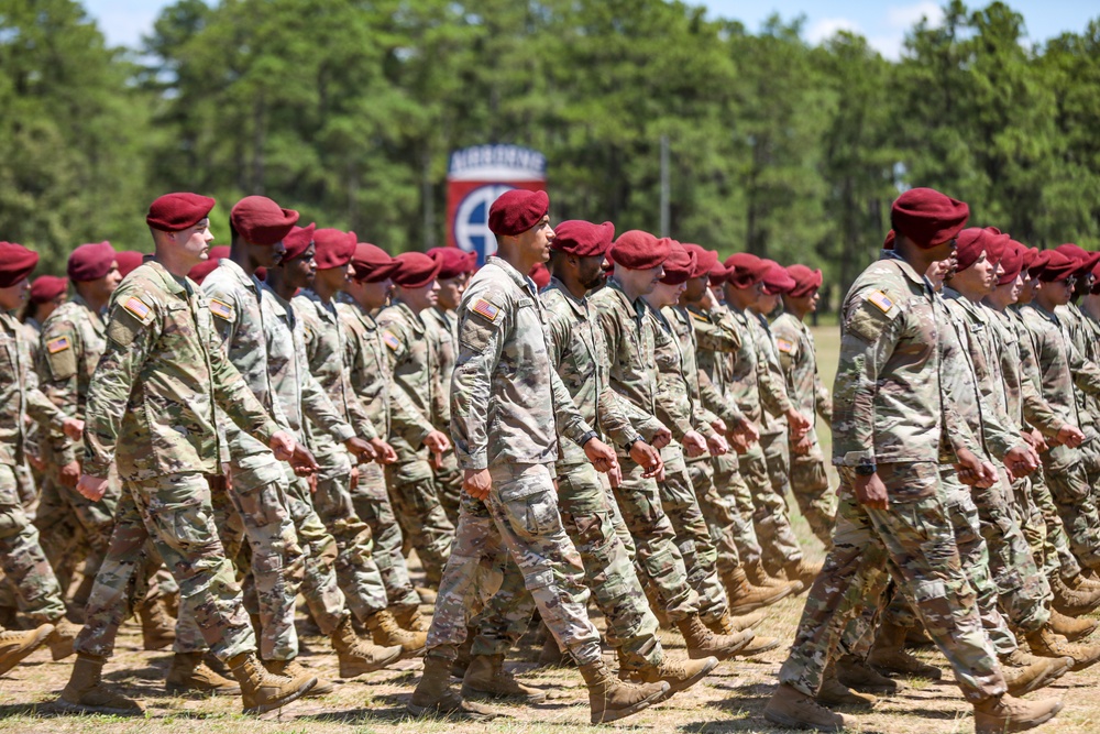 2nd BCT, 82nd Abn. Div. change of command ceremony