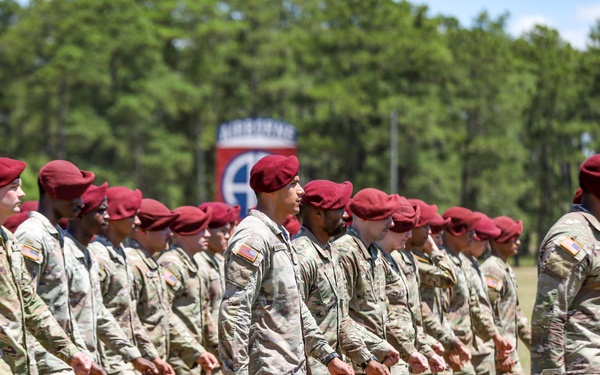 2nd BCT, 82nd Abn. Div. change of command ceremony