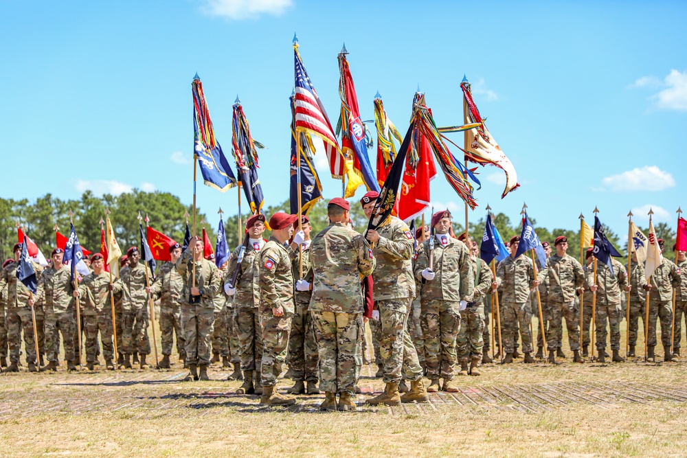 2nd BCT, 82nd Abn. Div. change of command ceremony