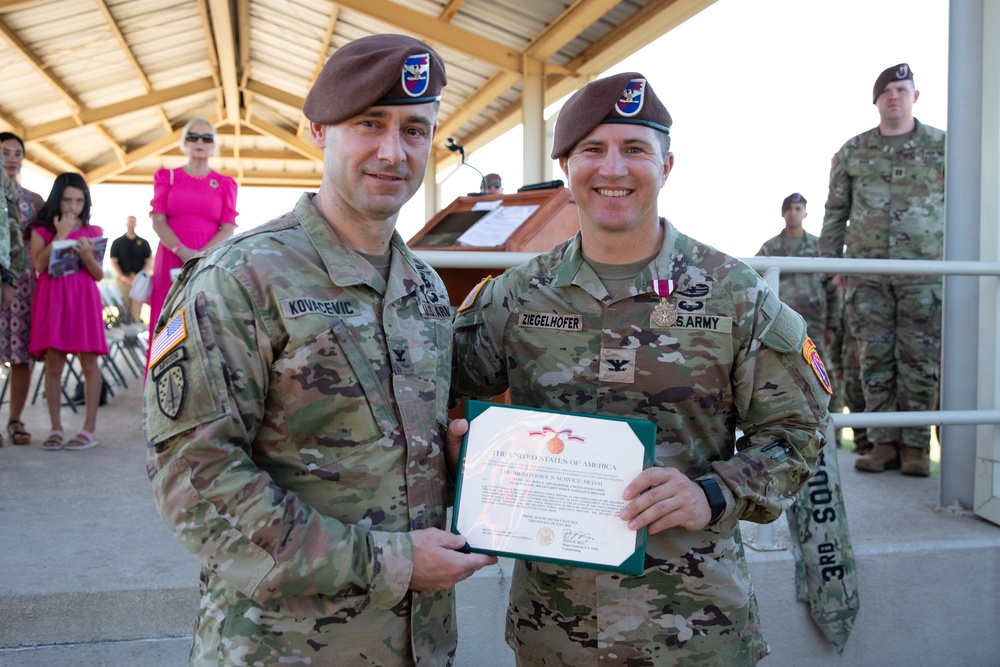 3rd Squadron 3rd Security Force Assistance Brigade Change of Command Ceremony