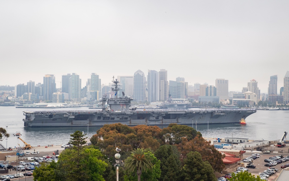 USS George Washington (CVN 73) Arrives in San Diego