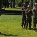 Marines with School of Infantry - East demonstrate the Mortar Gunner’s Examination