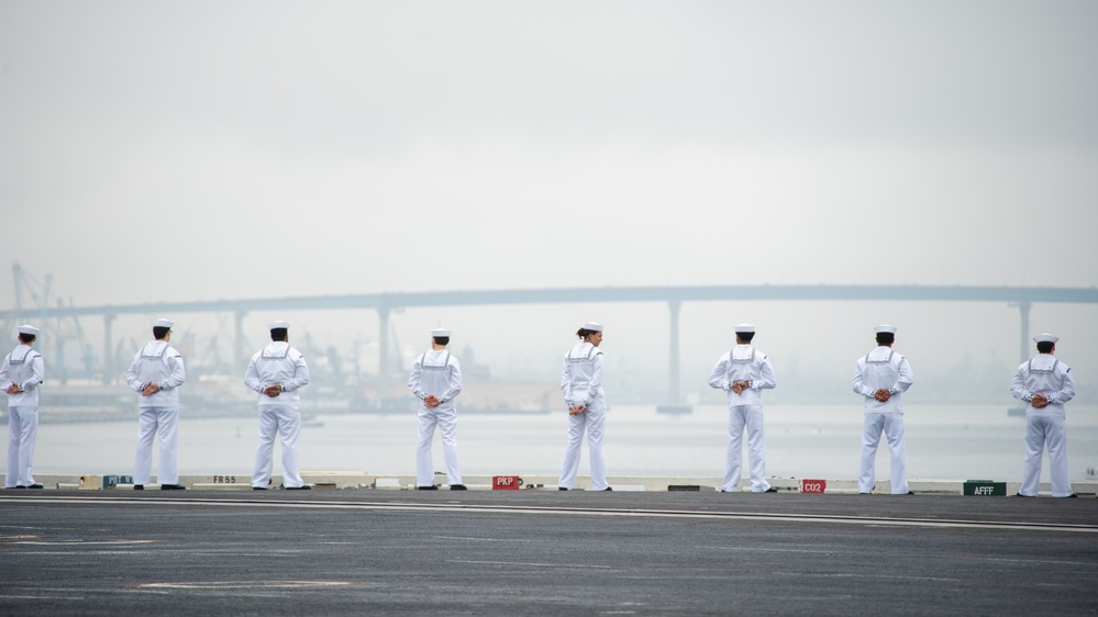 George Washington Pulls into San Diego