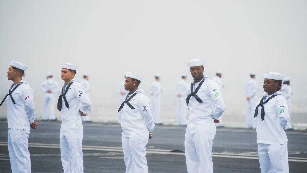 George Washington Pulls into San Diego