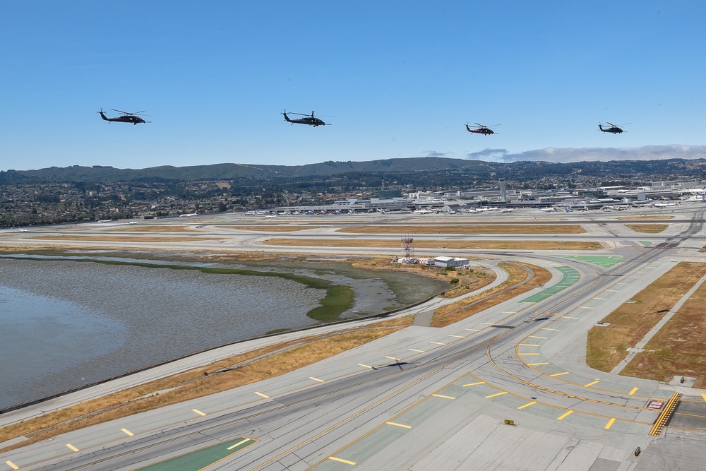 HH-60G Pave Hawk formation flight